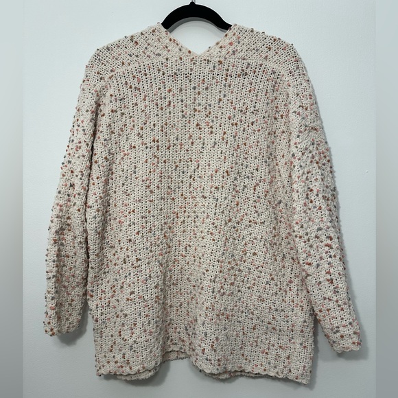 Moon & Madison Women’s Open Front Cream Knit Sweater Size XS - Picture 2 of 3